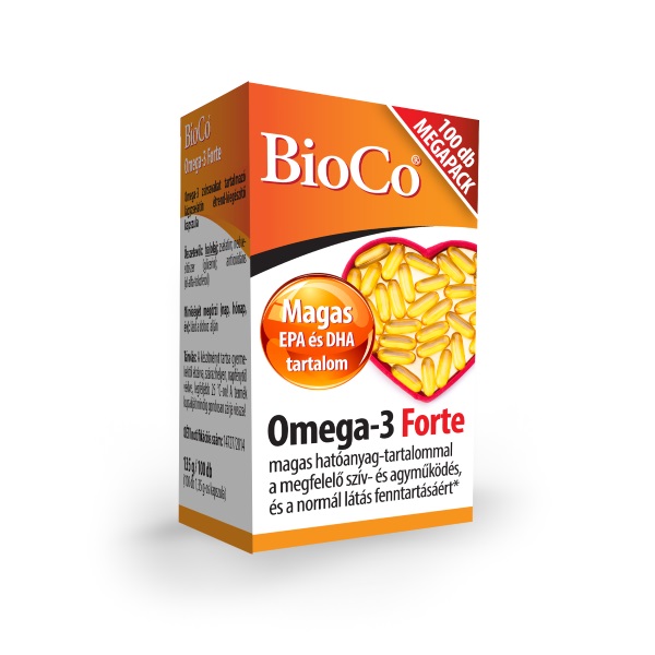 BioCo Omega-3 Forte kapszula (100x)