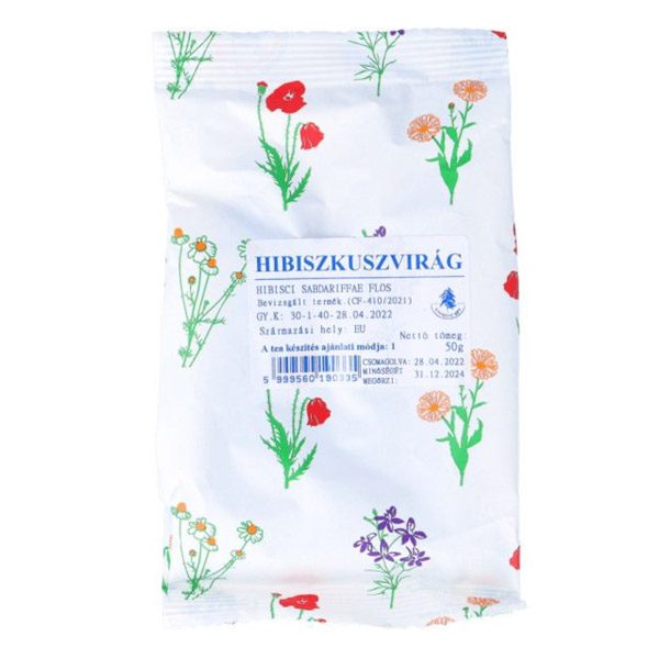 Gyógyfű Hibiszkuszvirág tea (50g)