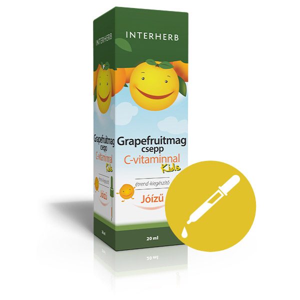 Interherb Grapefruitmag csepp kids C-vitaminnal (20ml)