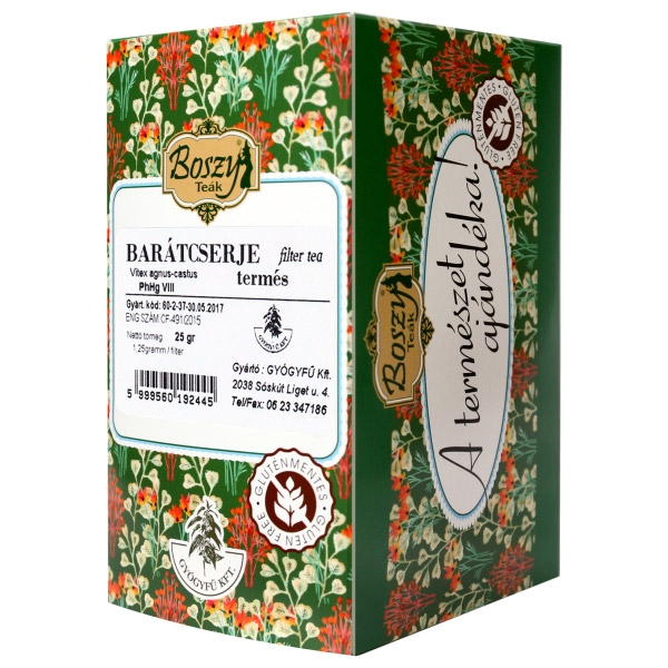 Gyógyfű Boszy Barátcserje termés filteres tea (20x)