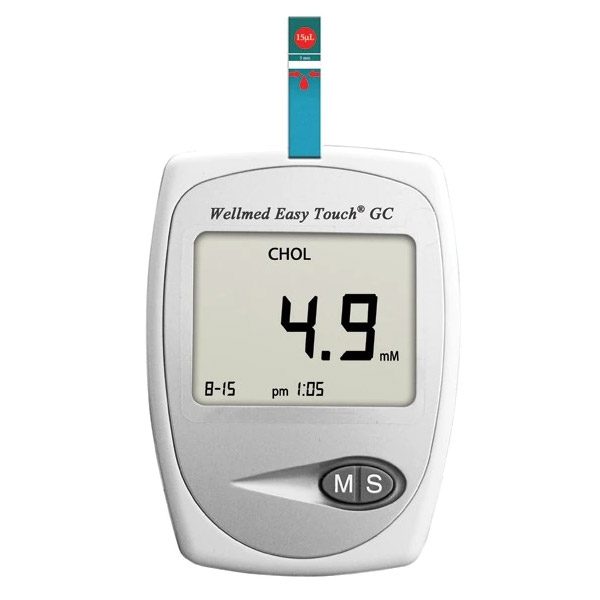 Wellmed Easy Touch GC vércukorszint- és koleszterinszintmérő készülék (1x)