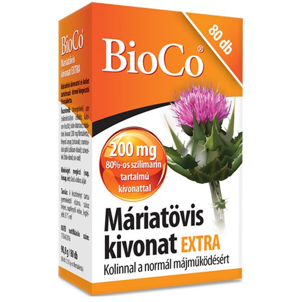 BioCo Máriatövis Extra tabletta (80x)