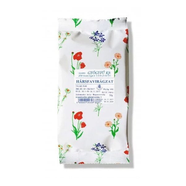 Gyógyfű Hársfavirágzat tea (50g)