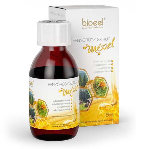 Bioeel Fenyőrügy szirup mézzel (150g)