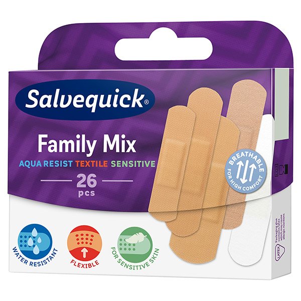 Salvequick Family Mix ragtapasz (26x)