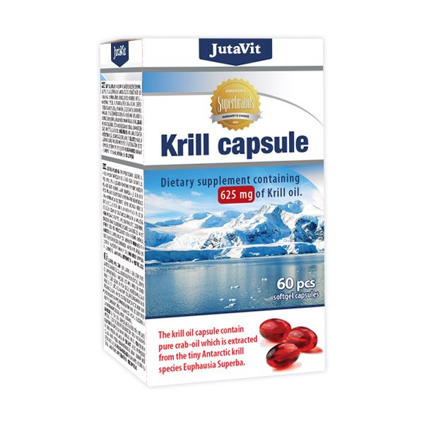 JutaVit Krill olaj 625 mg kapszula (60x)