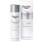Eucerin Hyaluron-Filler CC (ráncfeltöltő nappali krém világos árnyalatban) (50ml)
