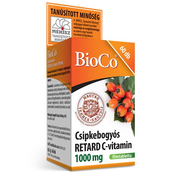 BioCo Csipkebogyó C-vitamin 1000 mg retard tabletta (60x)
