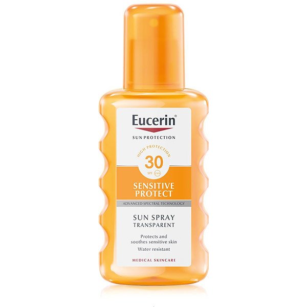 Eucerin Sun Sensitive Protect (színtelen napozó spray SPF 30) (200ml)