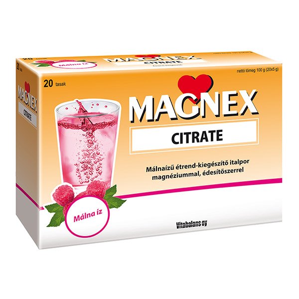 Vitabalans oy Magnex Citrate italpor (20x)