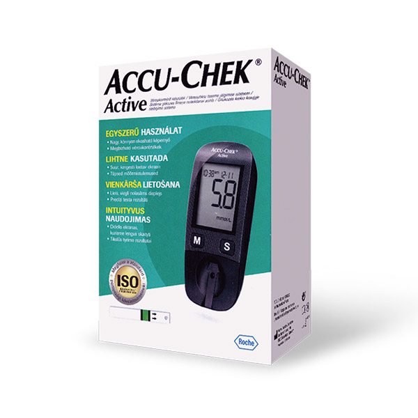 AccuChek Active vércukorszintmérő készülék (1x)