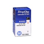 DropOne vércukorszintmérő tesztcsík (50x)