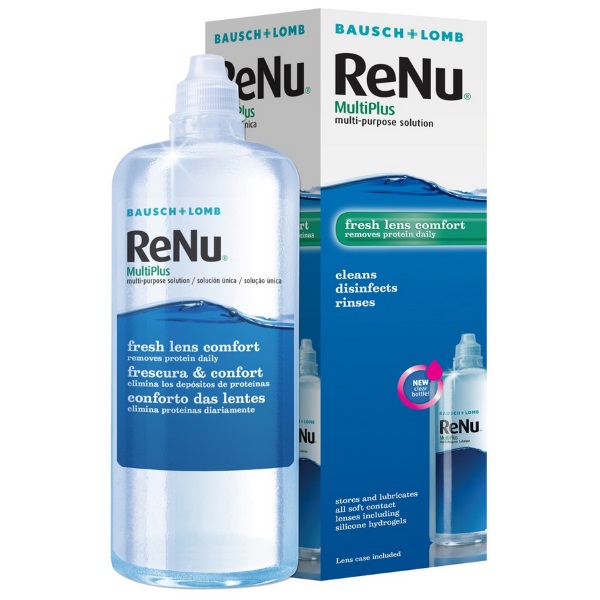 Bausch & Lomb ReNU MultiPlus tisztító és tároló folyadék + tok (355ml)