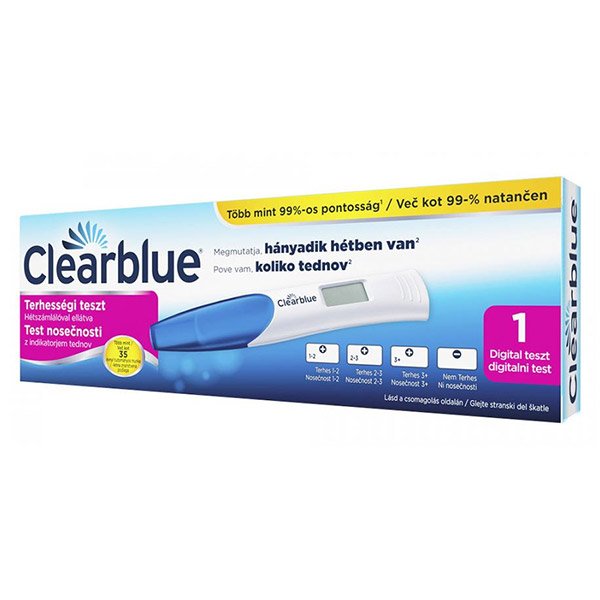 Clearblue Digitális terhességi teszt fogamzásjelzővel (1x)