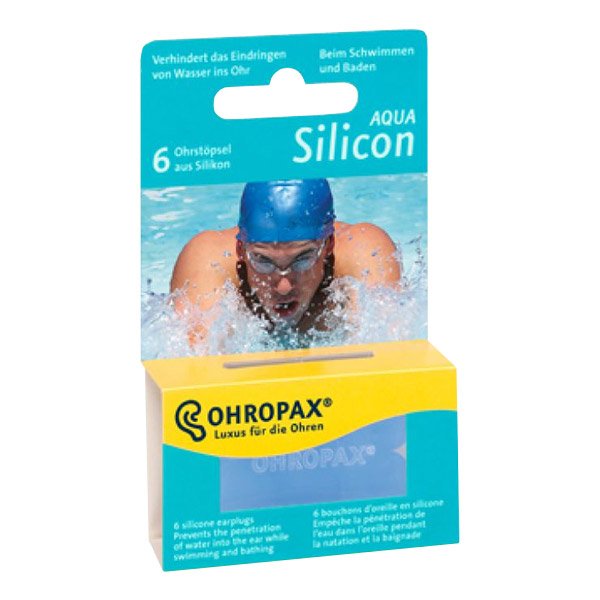 Ohropax Silicon Aqua füldugó - 3 pár (6x)