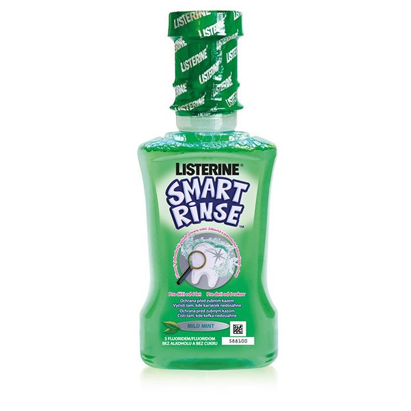 Listerine Smart Rinse Mild Mint szájvíz gyermekeknek (250ml)