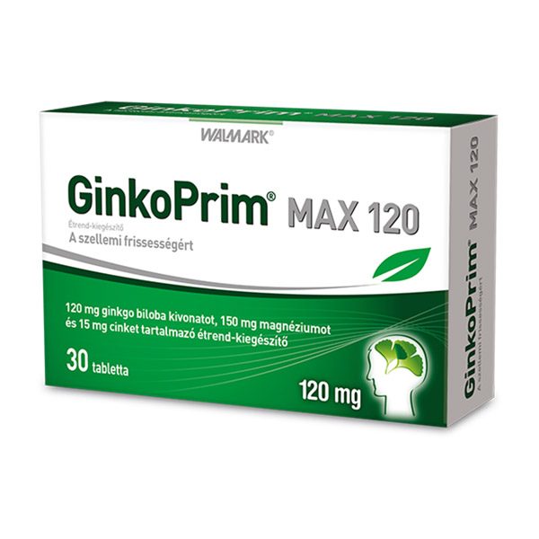 Walmark GinkoPrim Max 120 mg tabletta (30x)