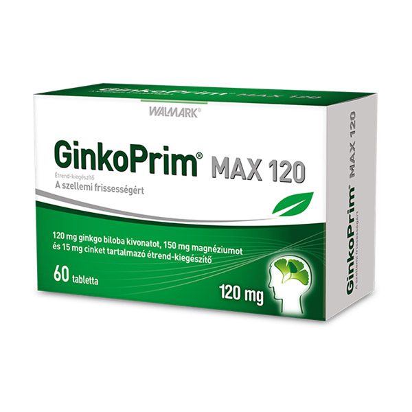 Walmark GinkoPrim Max 120 mg tabletta (60x)