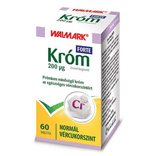 Walmark Króm 200 µg Forte tabletta (60x)