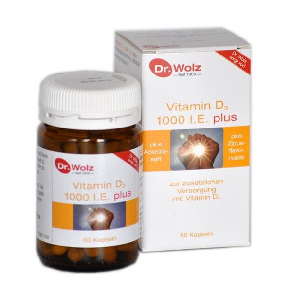 Dr. Wolz Vitamin-D3 1000NE kapszula (60x)