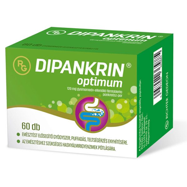 Dipankrin Optimum 120 mg gyomornedv-ellenálló tabletta (60x)