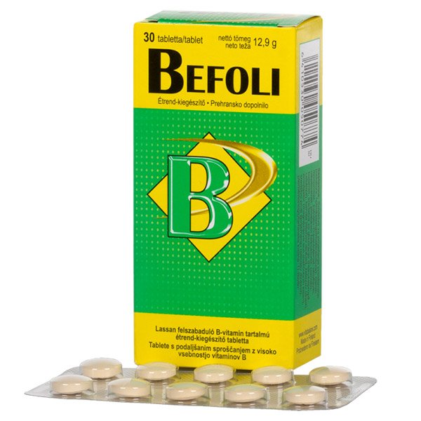 Vitabalans oy Befoli B-vitamin Retard tabletta (30x)