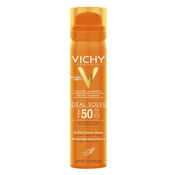 Vichy Capital Soleil (frissítő napvédő permet arcra SPF 50) (75ml)