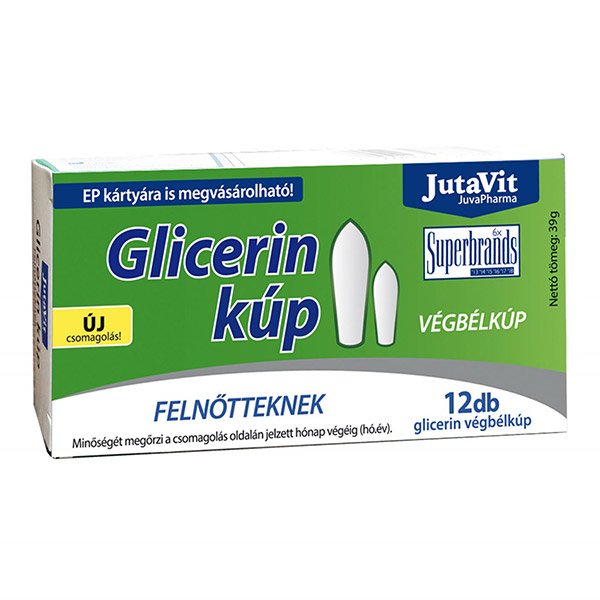 JutaVit Glicerin kúp felnőtteknek (12x)