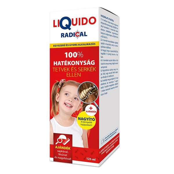 Liquido Radical tetű és serkeirtó sampon (125 ml)