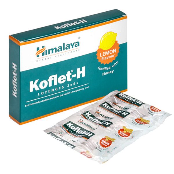 Himalaya Koflet-H torokcukorka citrom-méz ízesítéssel (12x)