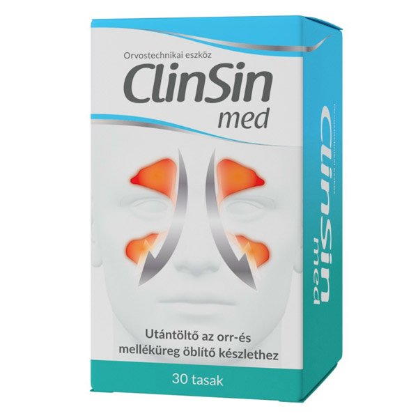 ClinSin Med Utántöltő az orr- és melléküreg öblítő készlethez (30x)