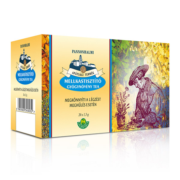 Pannonhalmi Mellkastisztító filteres gyógynövény tea (20x)