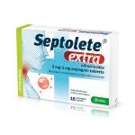 Septolete Extra citrom-bodza 3 mg/1 mg szopogató tabletta (16x)