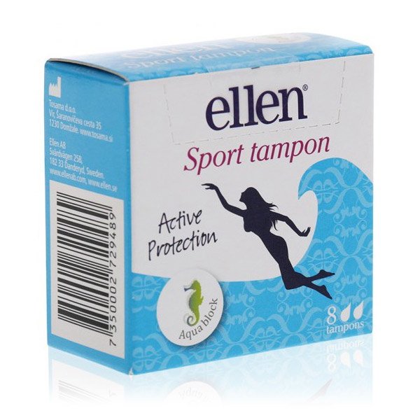 Ellen Sport tampon (8x)