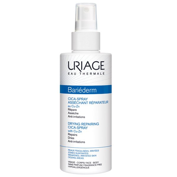 Uriage Bariéderm Cica CU-ZN spray - bőrirritációk ellen (100ml)