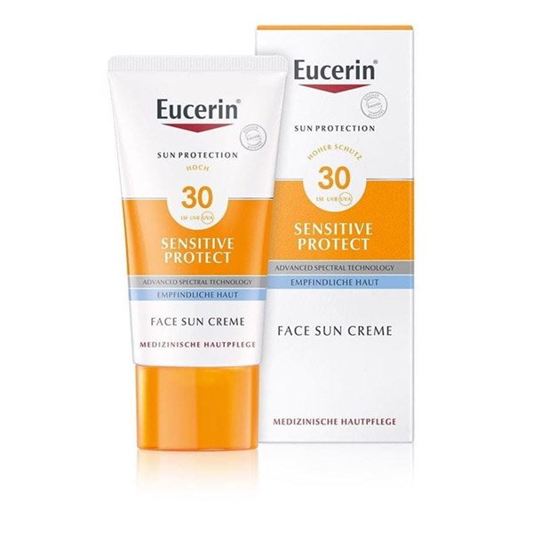 Eucerin Sun Sensitive Protect (napozó krém arcra SPF 30) (50ml)
