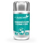 Superwell Magnézium + cink + B6-vitamin kapszula (110x)