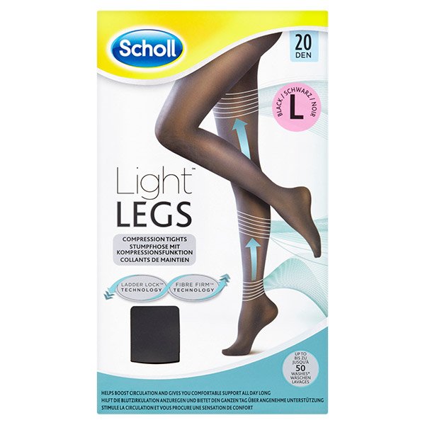 Scholl Light Legs kompressziós harisnyanadrág 20 DEN fekete - L (1x)