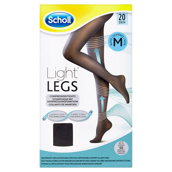 Scholl Light Legs kompressziós harisnyanadrág 20 DEN fekete - M (1x)
