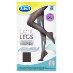 Scholl Light Legs kompressziós harisnyanadrág 20 DEN fekete - XL (1x)