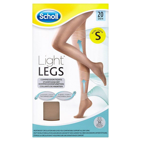 Scholl Light Legs kompressziós harisnyanadrág 20 DEN testszínű - S (1x)