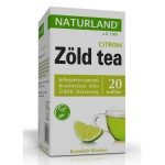 Naturland Zöld filteres tea citrom ízesítéssel (20x)