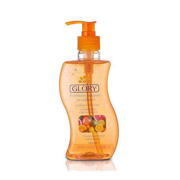 HiClean Glory Folyékony szappan és tusfürdő friss citrus illattal (500ml)