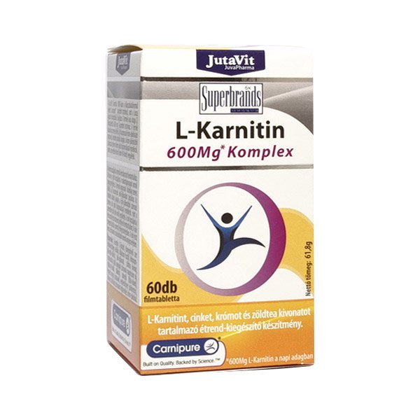 Jutavit L-Karnitin mg komplex tabletta – 60db - L karnitin vélemények