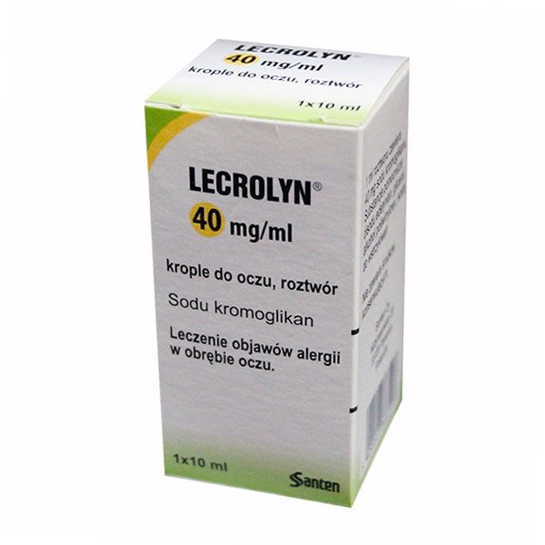 Lecrolyn 40 mg/ml oldatos szemcsepp (10ml)