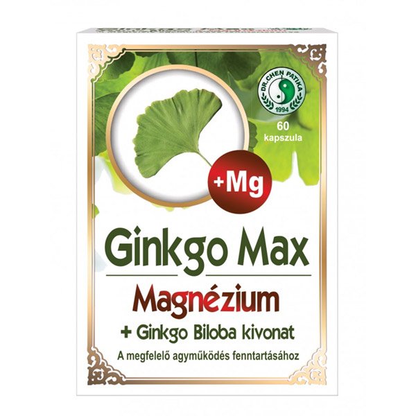 Dr. Chen Ginkgo Max kapszula magnéziummal (60x)