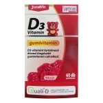 JutaVit D3-vitamin málna ízű gumivitamin (60x)