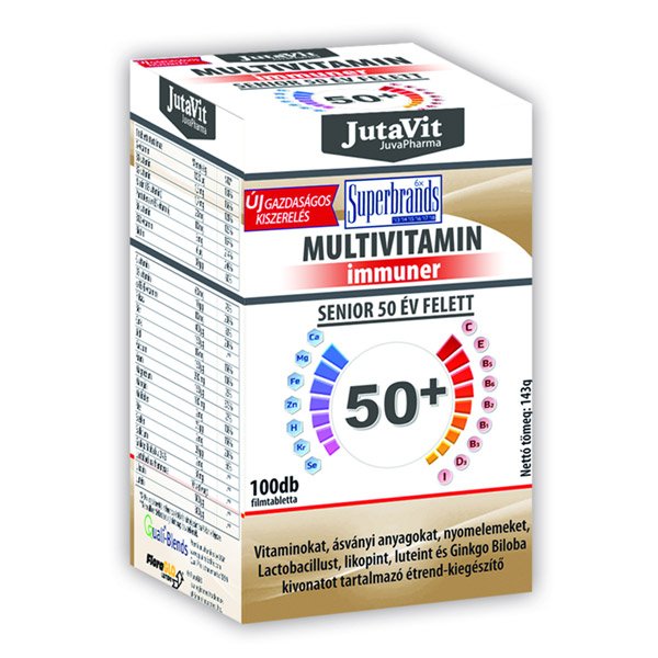 JutaVit Multivitamin Senior 50+ tabletta (100x)