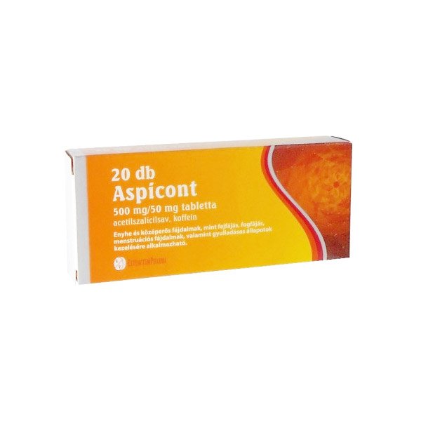 Aspicont 500 mg/50 mg tabletta (20x)