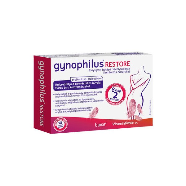Gynophilus Restore hüvelytabletta (2x)